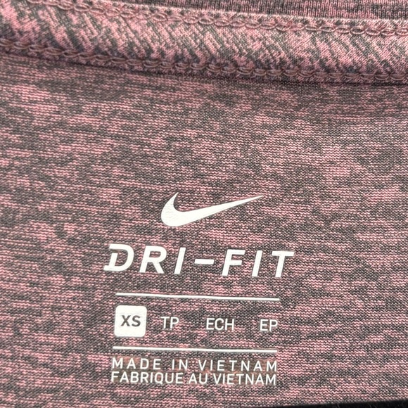 Nike Women's Heathered Pink Short Sleeve Tee - Picture 3 of 3